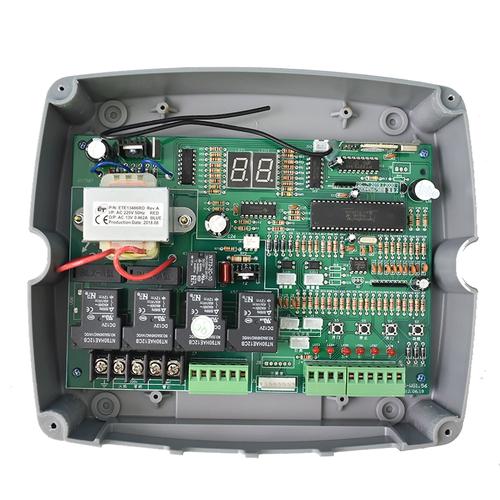 百勝無軌電動門伸縮門控制器臺控雙電機磁軌導(dǎo)航器遙控器